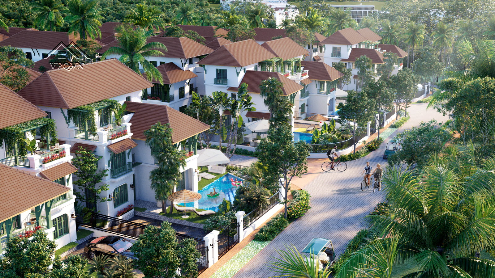 Phối cảnh biệt thự Sun Tropical Village Phú Quốc ra mắt tháng 9/2021